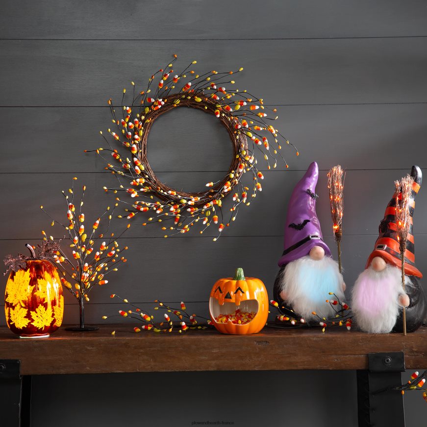 Arbre de table artificiel au maïs sucré d'Halloween Plow & Hearth 8642F62378 articles ménagers