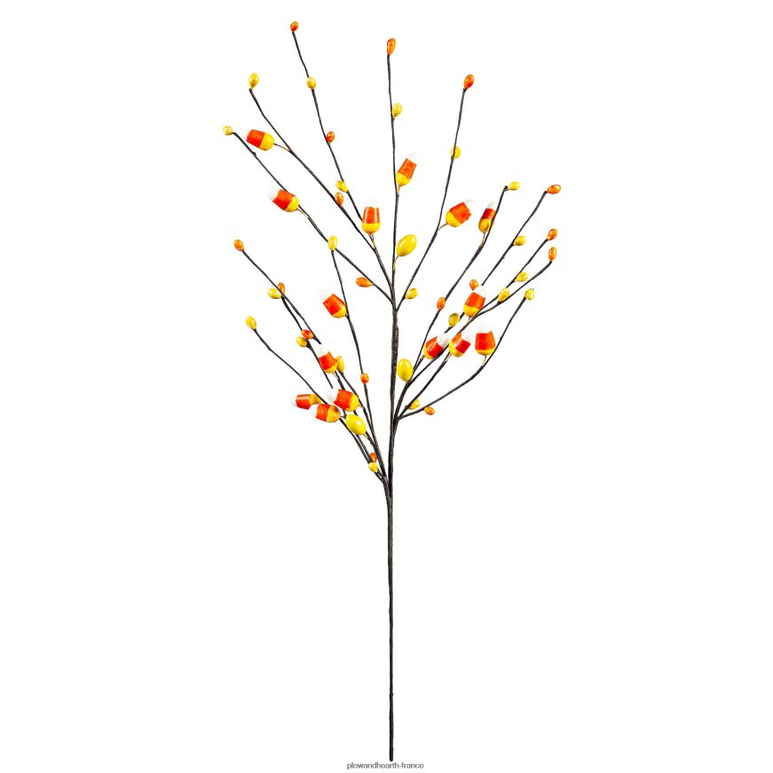 Branche artificielle de maïs sucré d'Halloween Plow & Hearth 8642F62366 articles ménagers