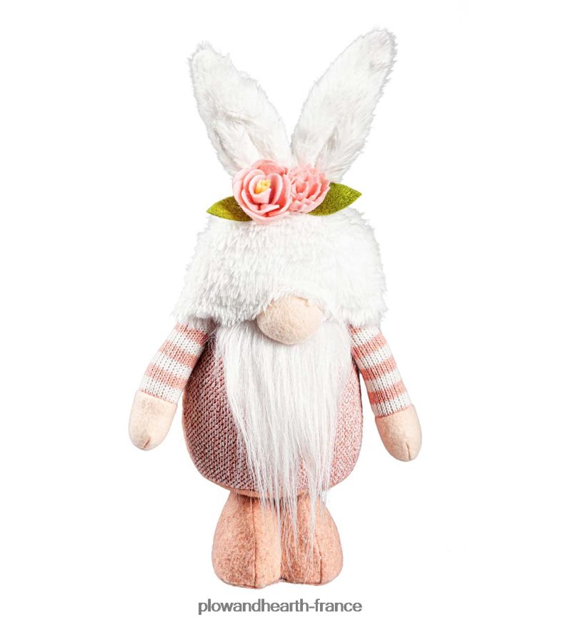 Gnomes en peluche avec oreilles de lapin, lot de 2 Plow & Hearth 8642F62394 articles ménagers