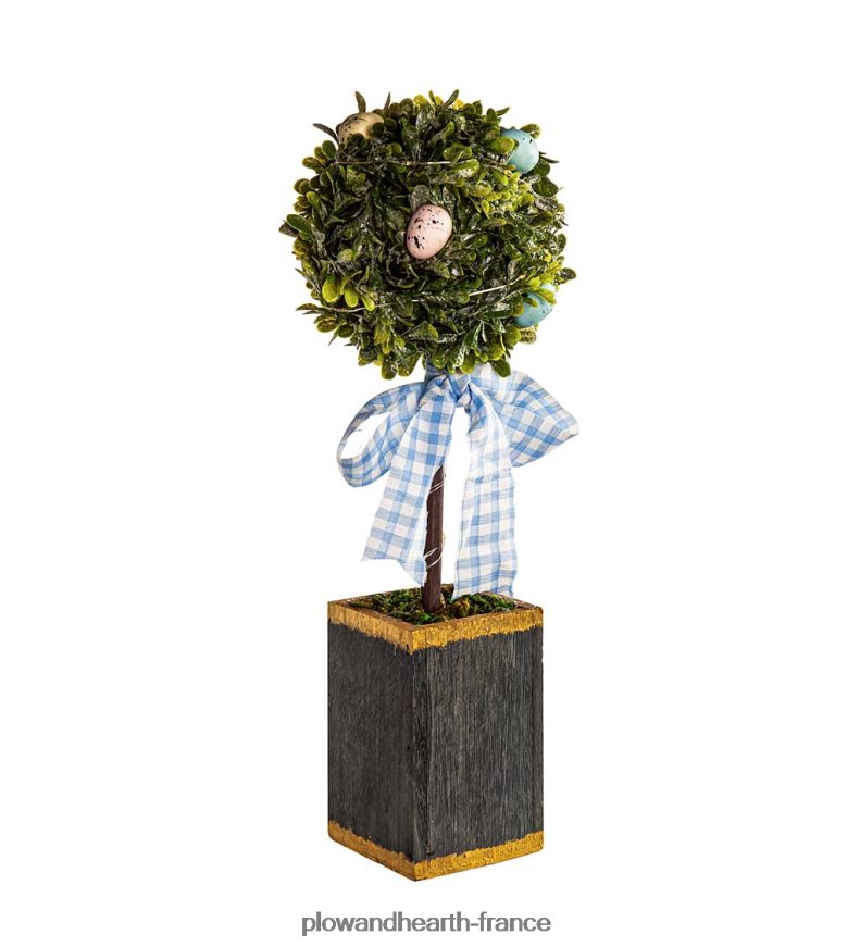 décor de table topiaire artificielle éclairée Plow & Hearth 8642F62433 articles ménagers