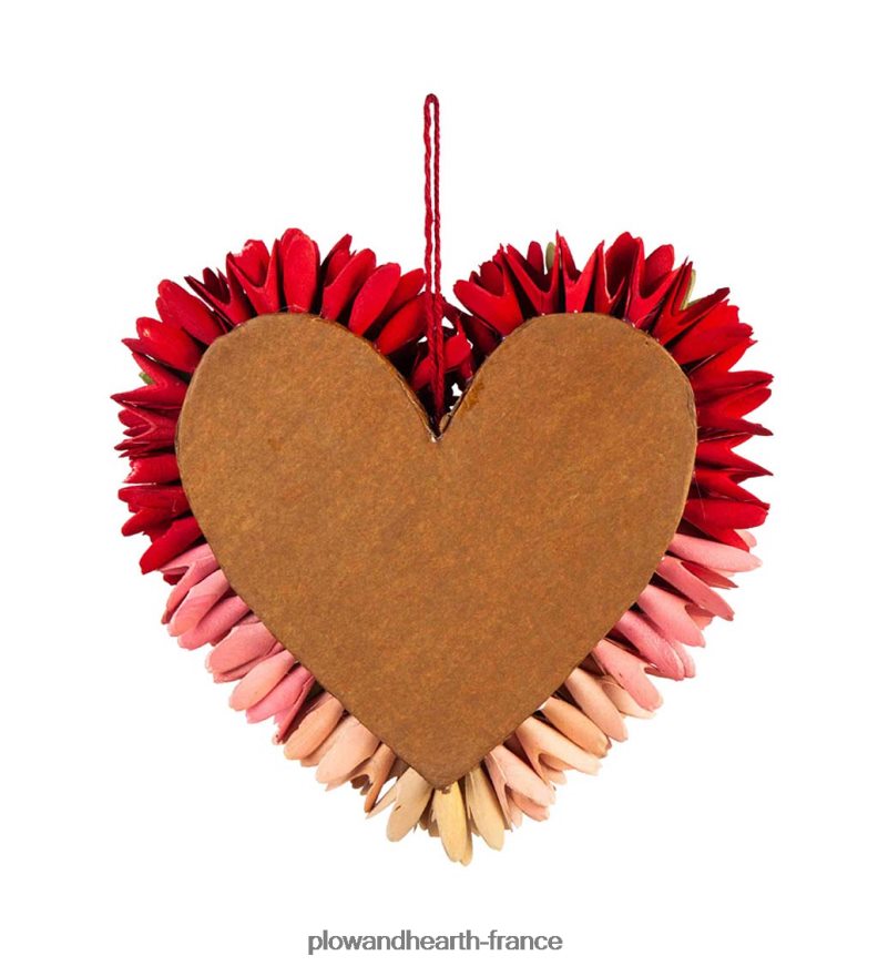 décor suspendu coeur floral ombre Plow & Hearth 8642F62470 articles ménagers