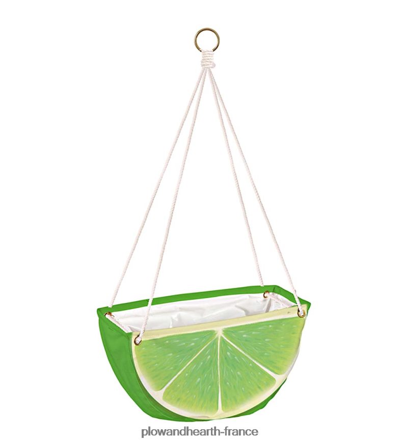 jardinières en tissu suspendues aux agrumes, lot de 3 Plow & Hearth 8642F62439 articles ménagers
