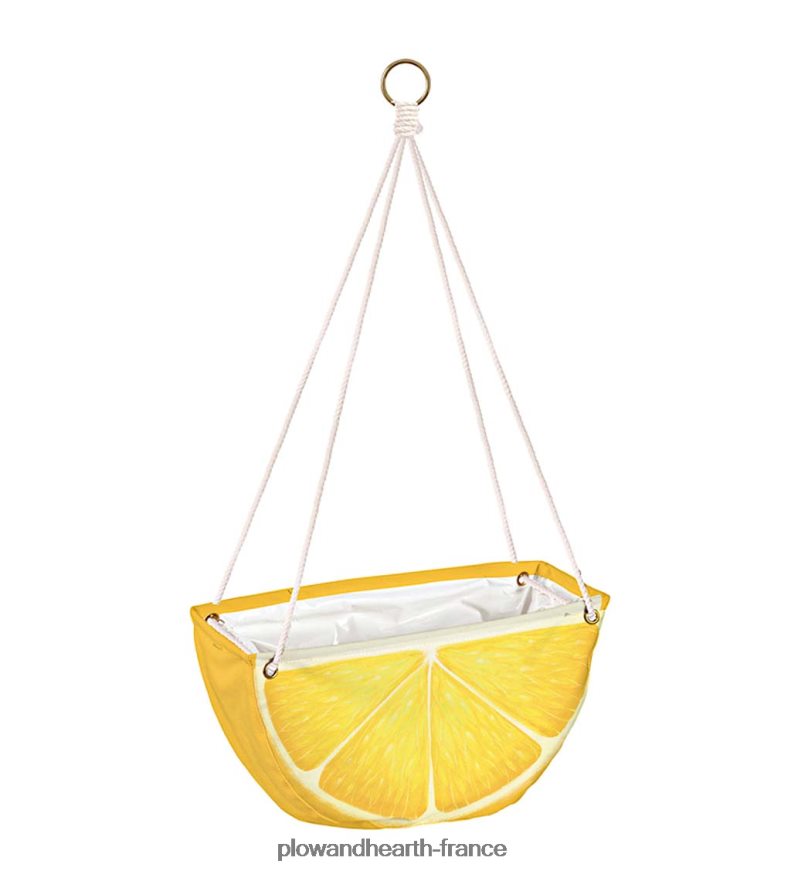 jardinières en tissu suspendues aux agrumes, lot de 3 Plow & Hearth 8642F62439 articles ménagers