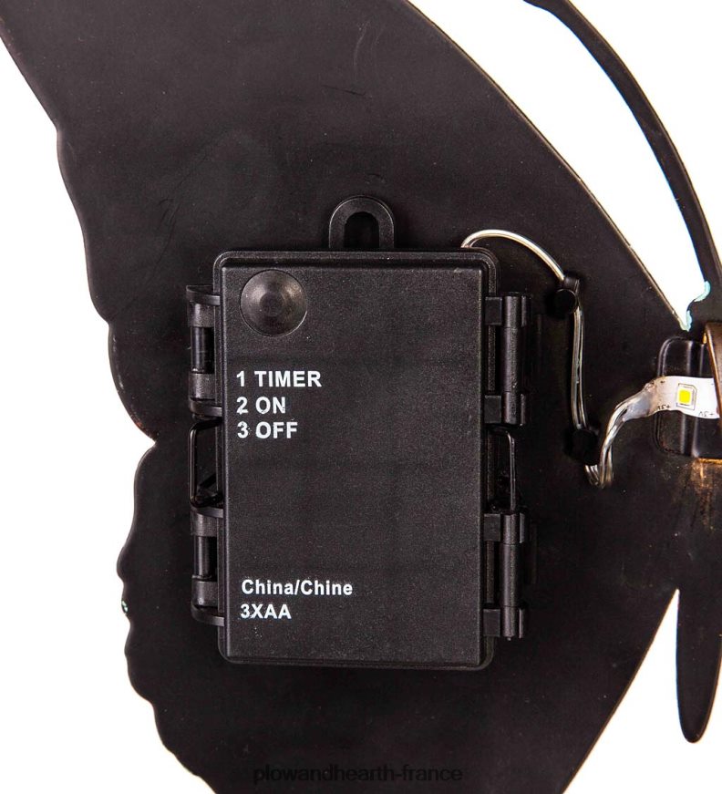 art mural papillon éclairé découpé au laser Plow & Hearth 8642F62387 articles ménagers