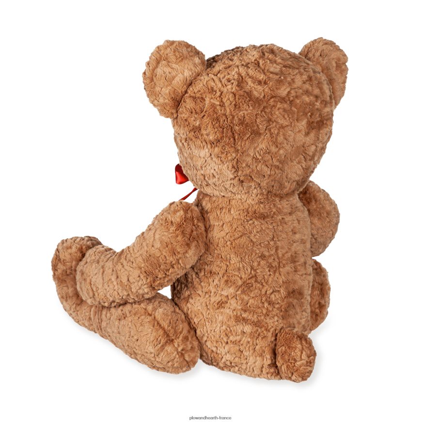 ours en peluche surdimensionné avec noeud Plow & Hearth 8642F62492 articles ménagers