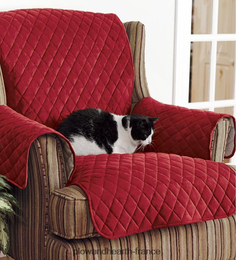 housses de protection pour meubles en polyester pour animaux de compagnie Plow & Hearth 8642F62544 articles ménagers