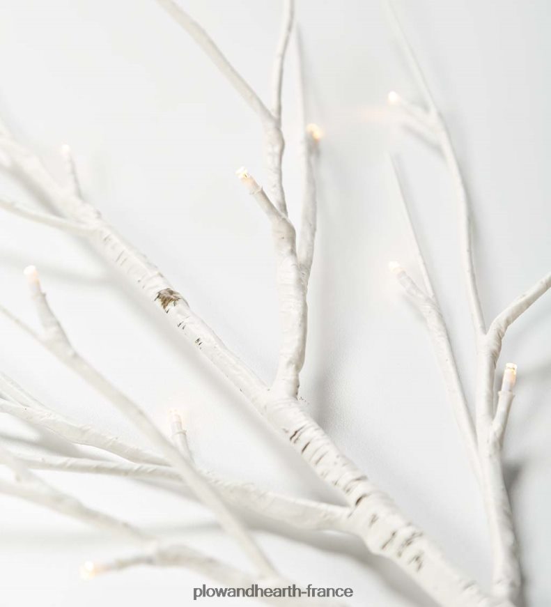 branches de brindilles de bouleau avec lumières à double fonction, lot de 2 Plow & Hearth 8642F61702 articles ménagers