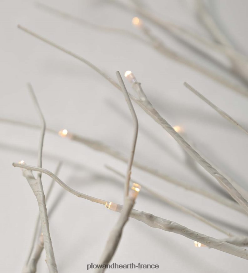 branches de brindilles de bouleau avec lumières à double fonction, lot de 2 Plow & Hearth 8642F61702 articles ménagers