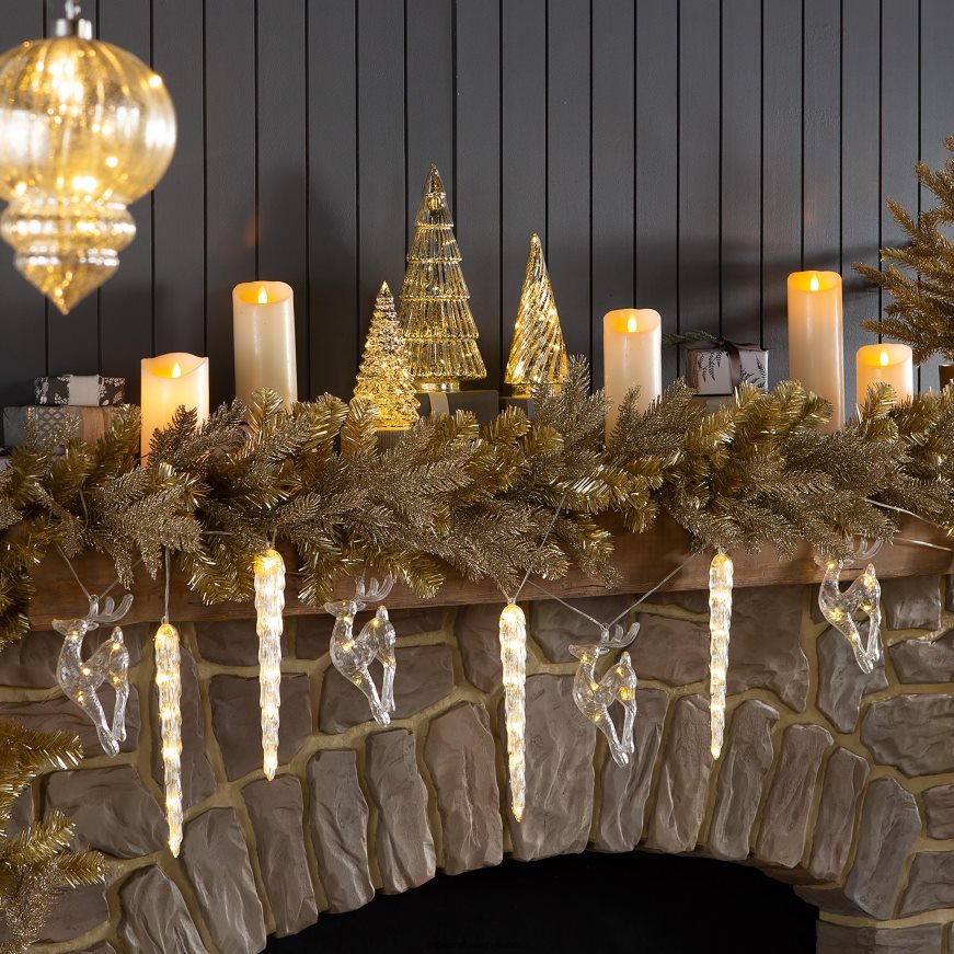 guirlande de paillettes intérieure/extérieure Newport Plow & Hearth 8642F61701 articles ménagers