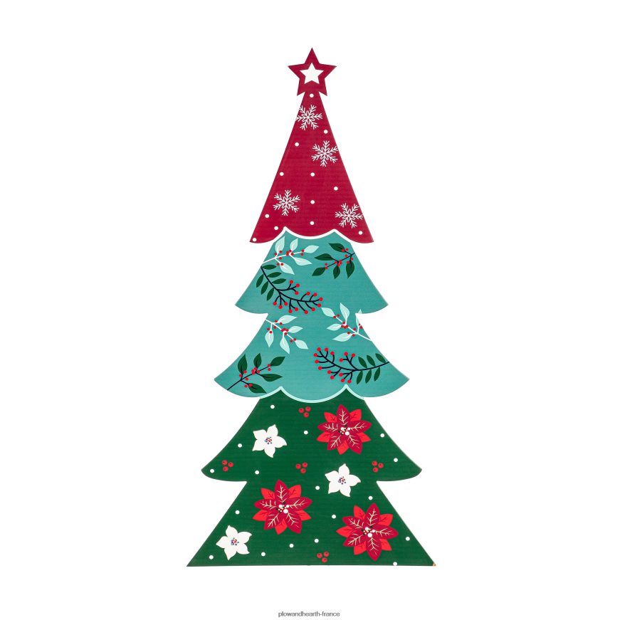 arbres de vacances nordiques en bois, lot de 3 Plow & Hearth 8642F61718 articles ménagers