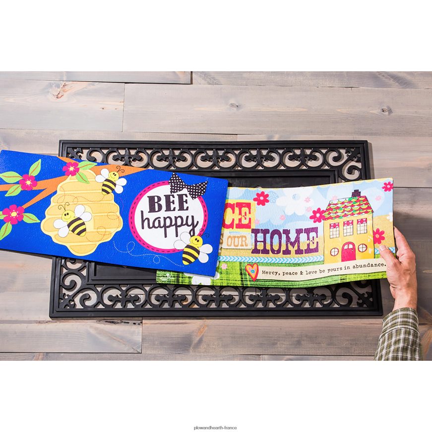 ensemble de tapis sassafras d'automne, de récolte et de vacances Plow & Hearth 8642F61743 articles ménagers