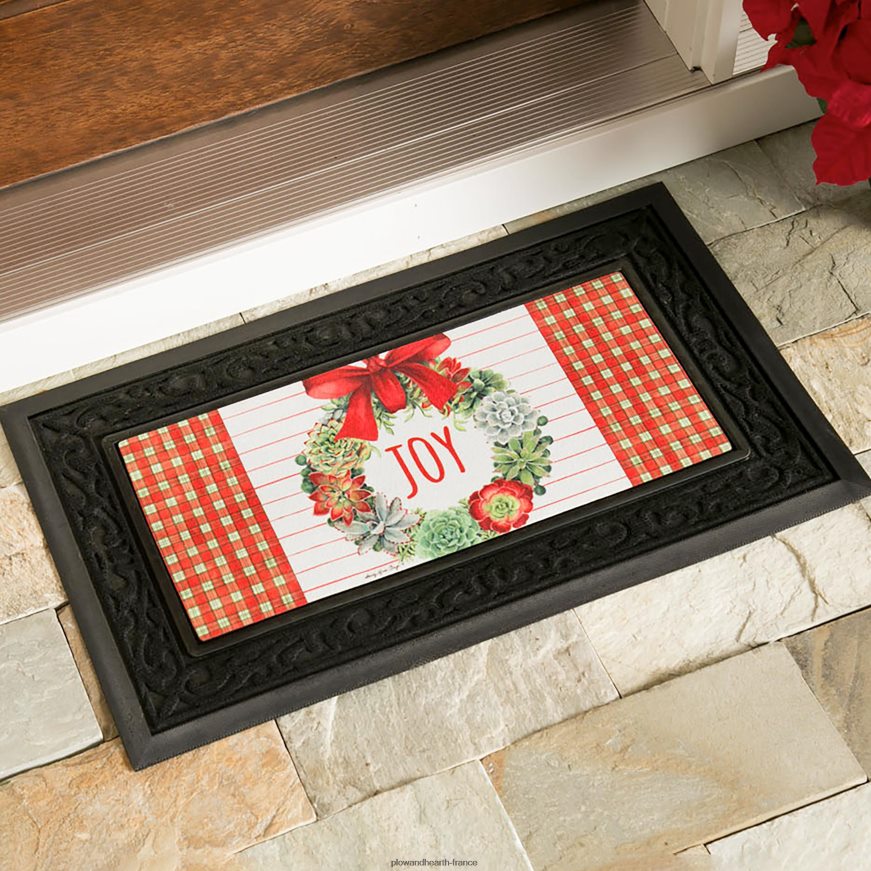 ensemble de tapis sassafras fantaisiste d’automne et de vacances Plow & Hearth 8642F61737 articles ménagers