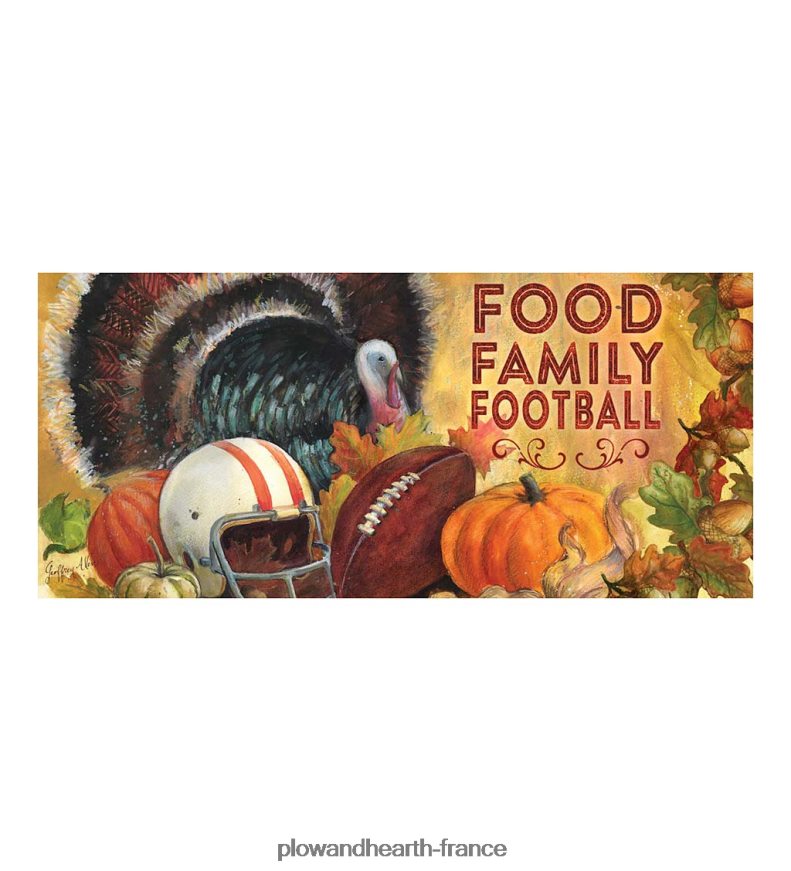 ensemble de tapis sassafras fantaisiste d’automne et de vacances Plow & Hearth 8642F61737 articles ménagers