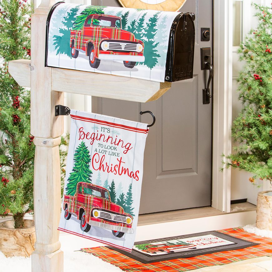 tapis d'interrupteur sassafras de camion à carreaux Plow & Hearth 8642F61736 articles ménagers