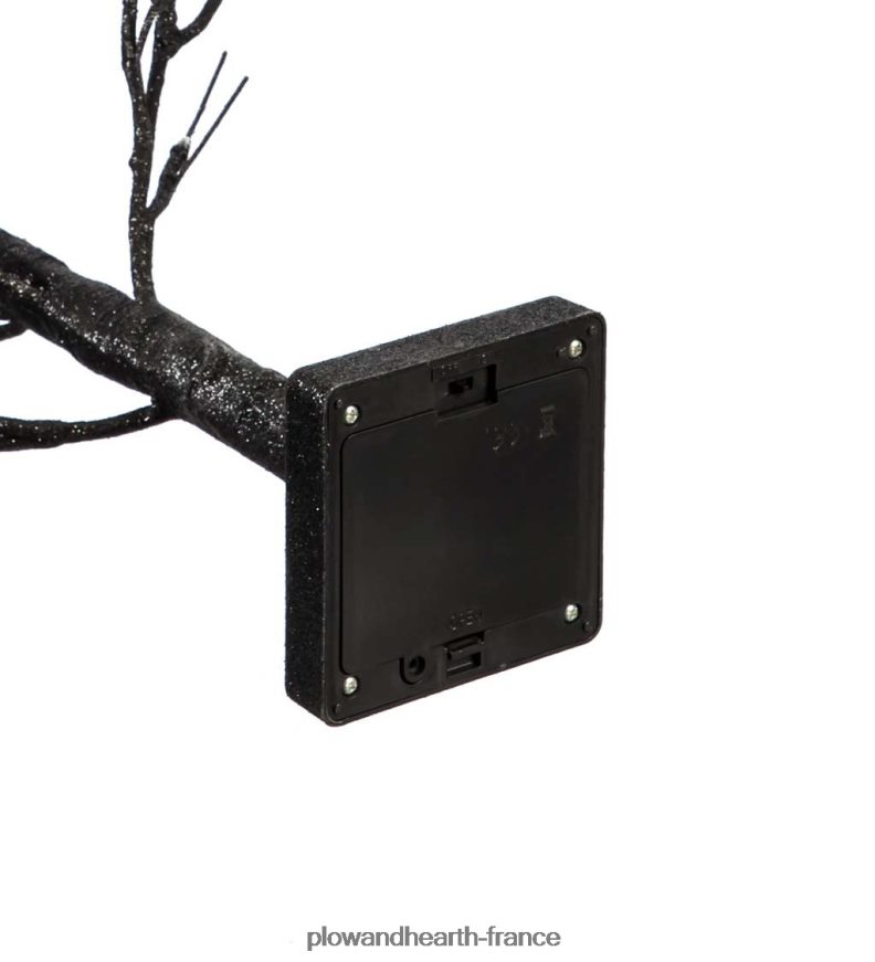 Arbre d'Halloween de table avec lumières LED violettes Plow & Hearth 8642F61561 articles ménagers