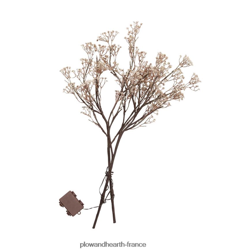 Branches de gypsophile éclairées intérieur/extérieur, lot de 2 Plow & Hearth 8642F61487 articles ménagers