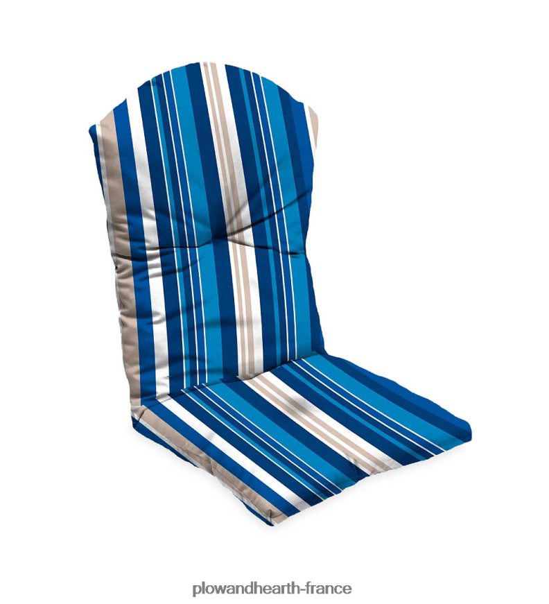 coussin de chaise adirondack classique, 20 1/2 x 49 x 2 1/2 - blush croquis floral Plow & Hearth 8642F61522 articles ménagers