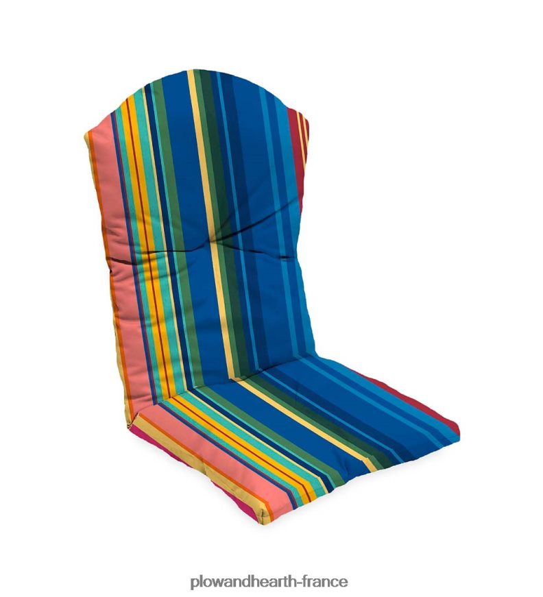 coussin de chaise adirondack classique, 20 1/2 x 49 x 2 1/2 - blush croquis floral Plow & Hearth 8642F61522 articles ménagers