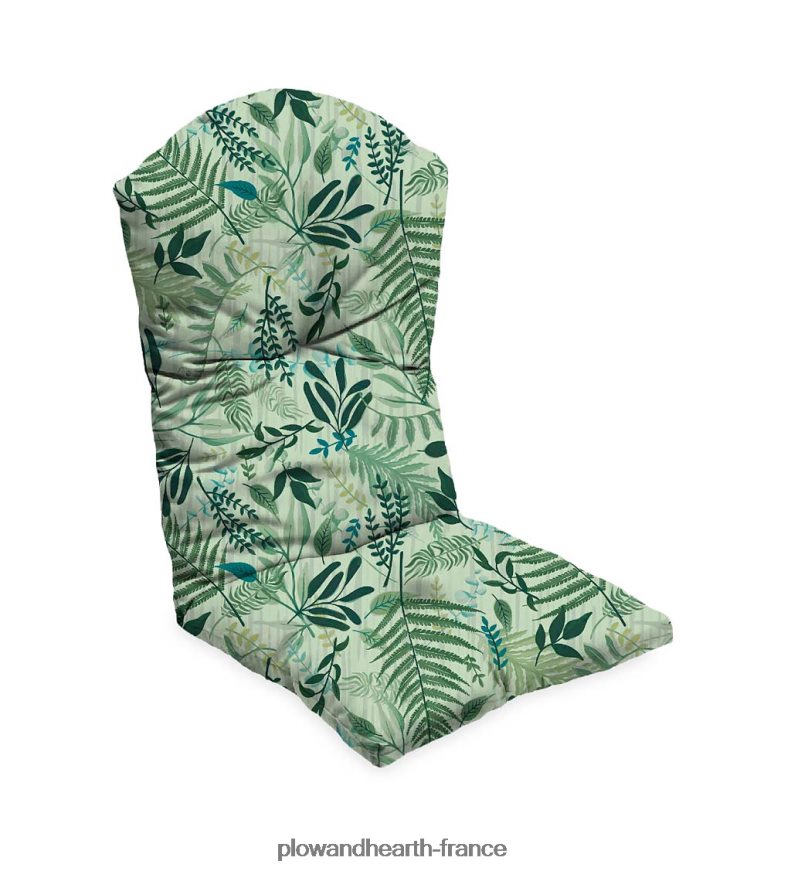 coussin de chaise adirondack classique, 20 1/2 x 49 x 2 1/2 - blush croquis floral Plow & Hearth 8642F61522 articles ménagers