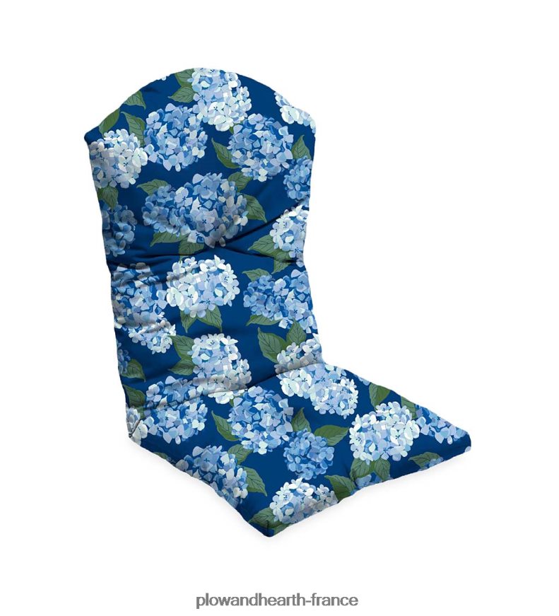 coussin de chaise adirondack classique, 20 1/2 x 49 x 2 1/2 - blush croquis floral Plow & Hearth 8642F61522 articles ménagers