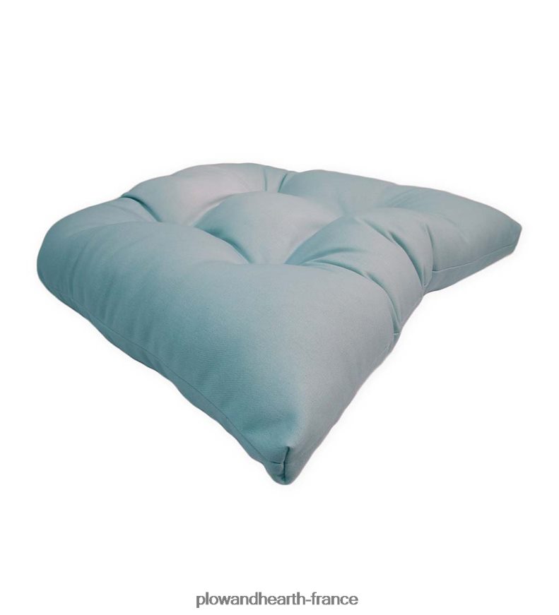 coussin de chaise rond classique, 18 dia. x 3 - rayure Palerme Plow & Hearth 8642F61520 articles ménagers