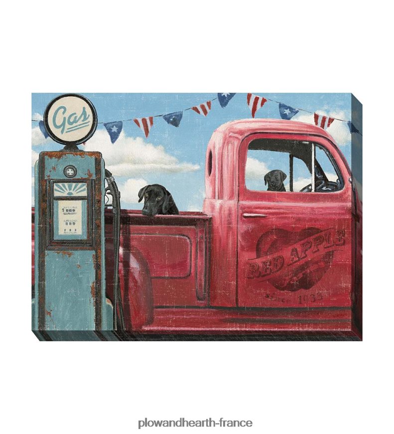 faites un tour en toile murale intérieure/extérieure Plow & Hearth 8642F61539 articles ménagers