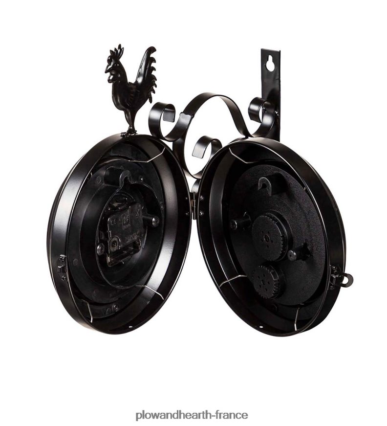 horloge coq et thermomètre extérieur Plow & Hearth 8642F61527 articles ménagers