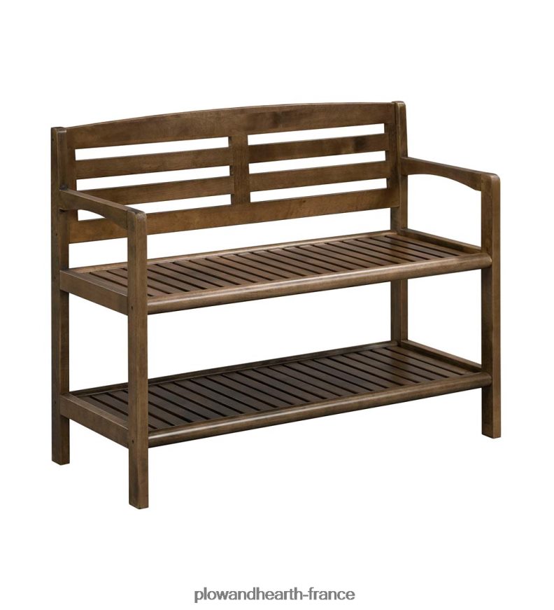 banc d'entrée en bois - expresso Plow & Hearth 8642F62063 articles ménagers