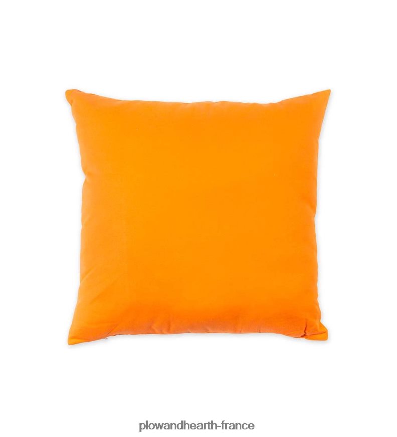 coussin décoratif en coton pour bonbons ou friandises d'Halloween intérieur/extérieur Plow & Hearth 8642F61239 articles ménagers