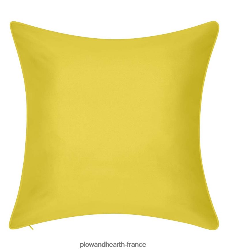 coussin décoratif en dentelle brodée intérieur/extérieur - noir Plow & Hearth 8642F61261 articles ménagers