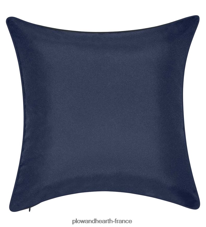 coussin décoratif en dentelle brodée intérieur/extérieur - noir Plow & Hearth 8642F61261 articles ménagers