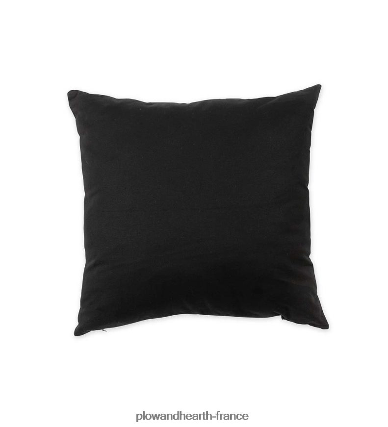 coussin en coton chauve-souris de nuit d'Halloween intérieur/extérieur Plow & Hearth 8642F61237 articles ménagers