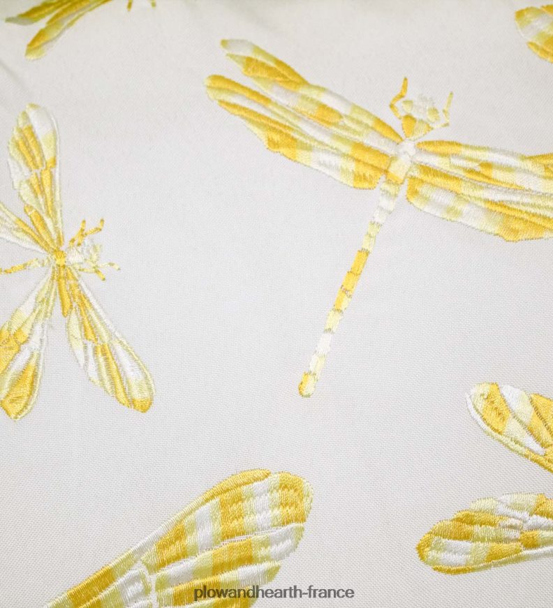 oreiller lombaire libellule brodé intérieur/extérieur - marine Plow & Hearth 8642F61252 articles ménagers