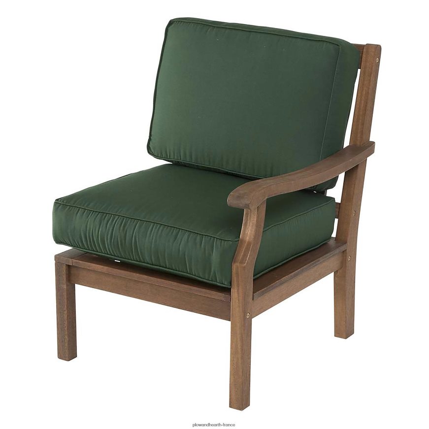 Chaise sectionnelle Claremont avec accoudoir gauche avec coussins - marine minuit Plow & Hearth 8642F63218 articles ménagers