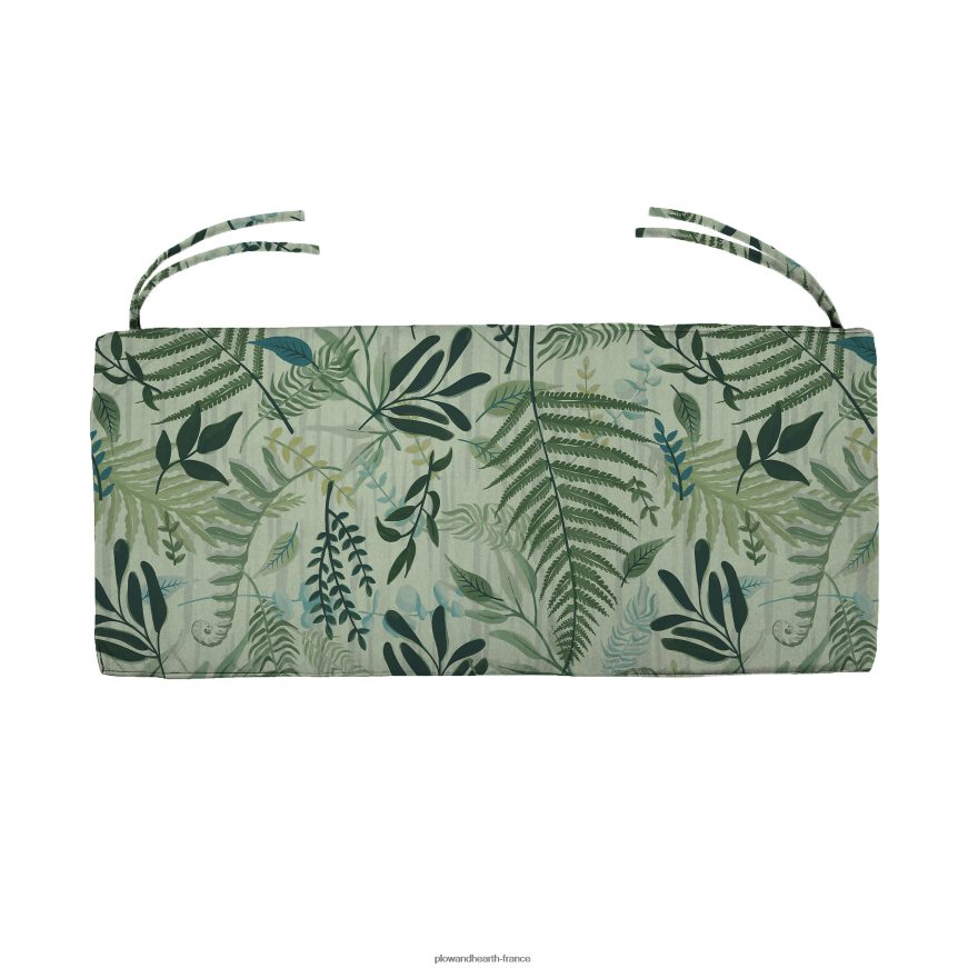 coussin classique pour balançoire/banc avec attaches, 59 x 16 x 3 - hortensia bleu ciel Plow & Hearth 8642F61200 articles ménagers