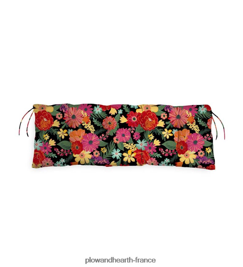 coussin de balançoire/banc classique en polyester, 47 x 16 x 3 - poussée de pétales Plow & Hearth 8642F61191 articles ménagers