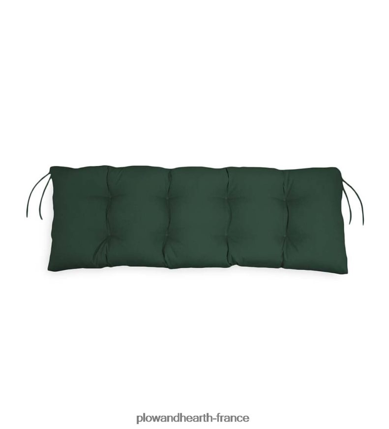 coussin de balançoire/banc classique en polyester, 47 x 16 x 3 - poussée de pétales Plow & Hearth 8642F61191 articles ménagers