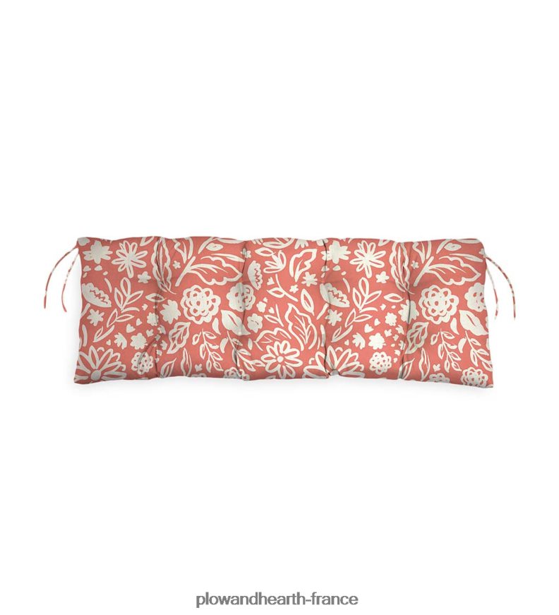 coussin de balançoire/banc classique en polyester, 47 x 16 x 3 - poussée de pétales Plow & Hearth 8642F61191 articles ménagers