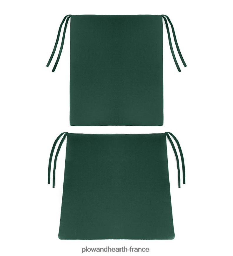 coussins de chaise à bascule classiques en polyester avec attaches - géranium campagnard Plow & Hearth 8642F63161 articles ménagers