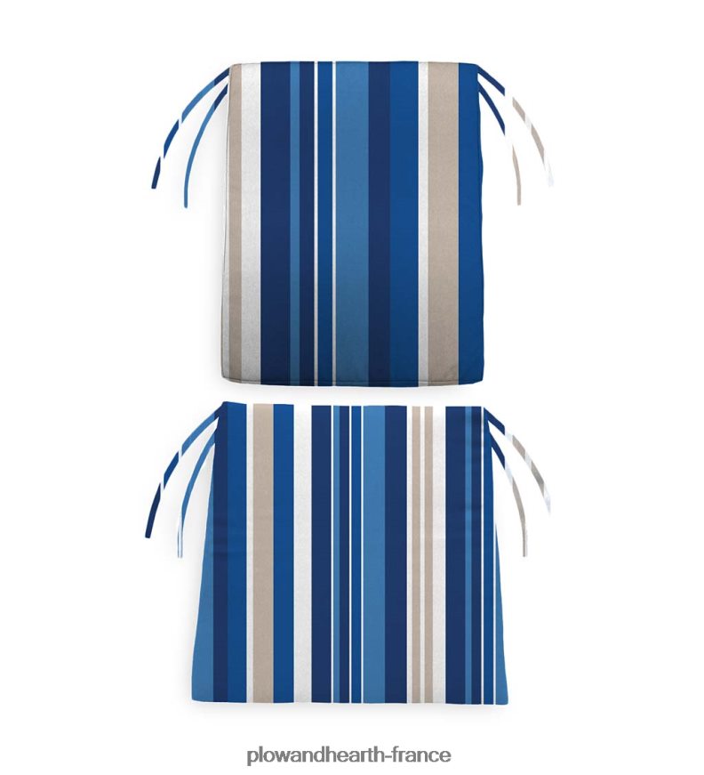 coussins de chaise berçante classiques en polyester avec attaches - croquis floral blush Plow & Hearth 8642F61193 articles ménagers