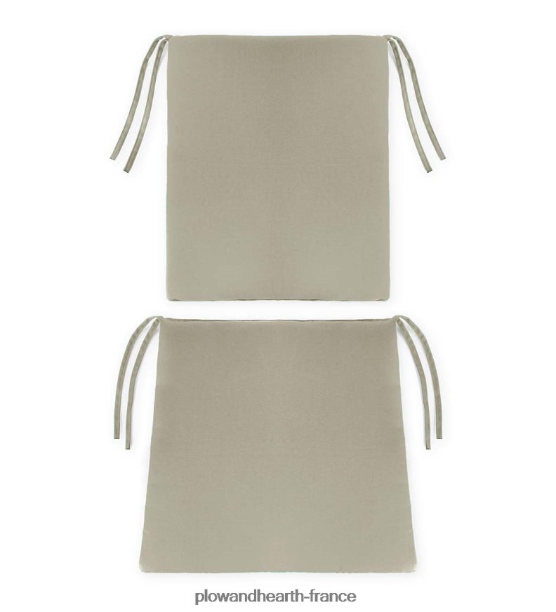 coussins de chaise berçante classiques en polyester avec attaches - croquis floral blush Plow & Hearth 8642F61193 articles ménagers