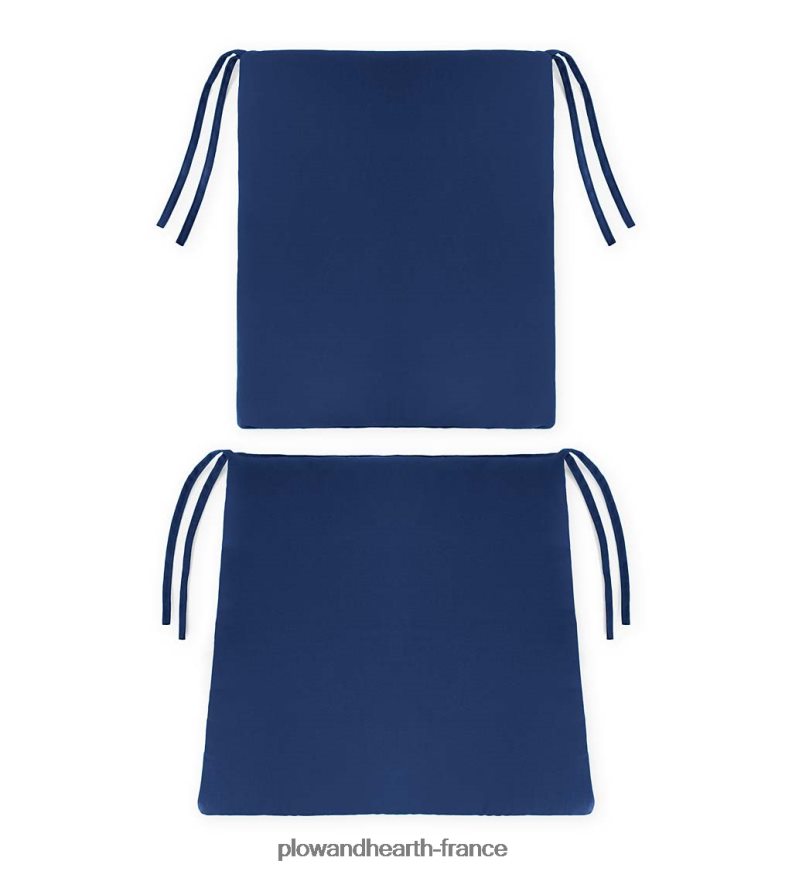 coussins de chaise berçante classiques en polyester avec attaches - croquis floral blush Plow & Hearth 8642F61193 articles ménagers