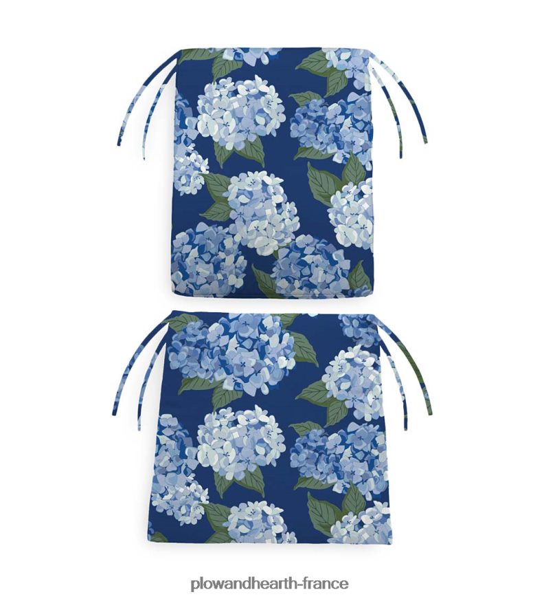 coussins de chaise berçante classiques en polyester avec attaches - croquis floral blush Plow & Hearth 8642F61193 articles ménagers