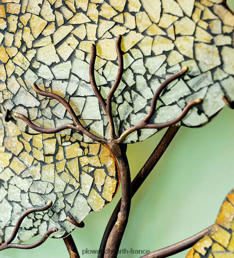 décoration murale arbre en mosaïque Plow & Hearth 8642F62398 articles ménagers