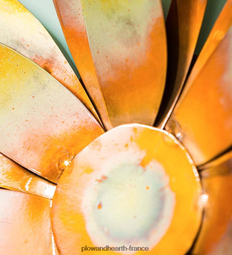 décoration murale extérieure florale en cuivre Plow & Hearth 8642F61641 articles ménagers