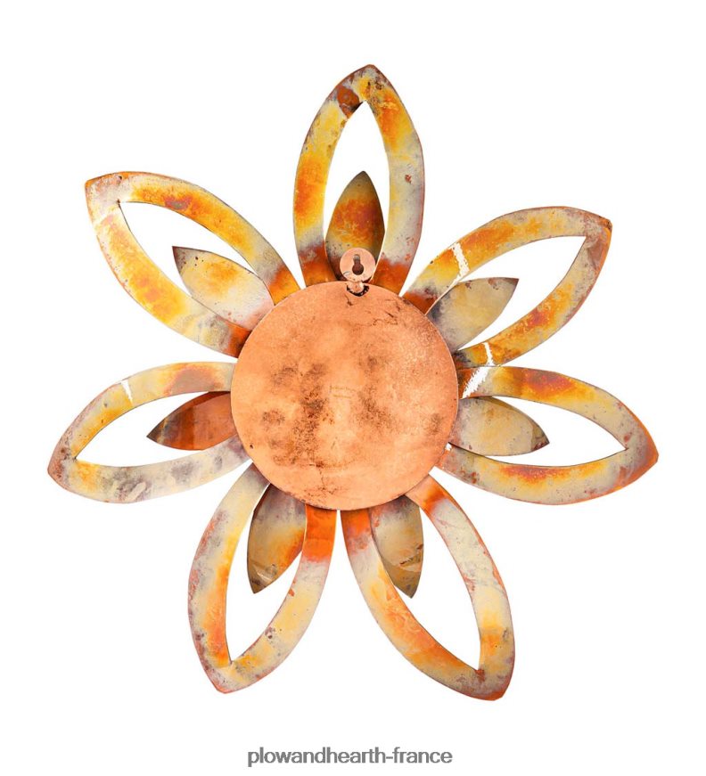 décoration murale extérieure florale en cuivre Plow & Hearth 8642F61641 articles ménagers