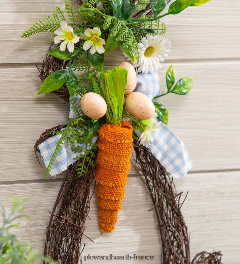 décoration murale suspendue lapin twiggy Plow & Hearth 8642F62451 articles ménagers