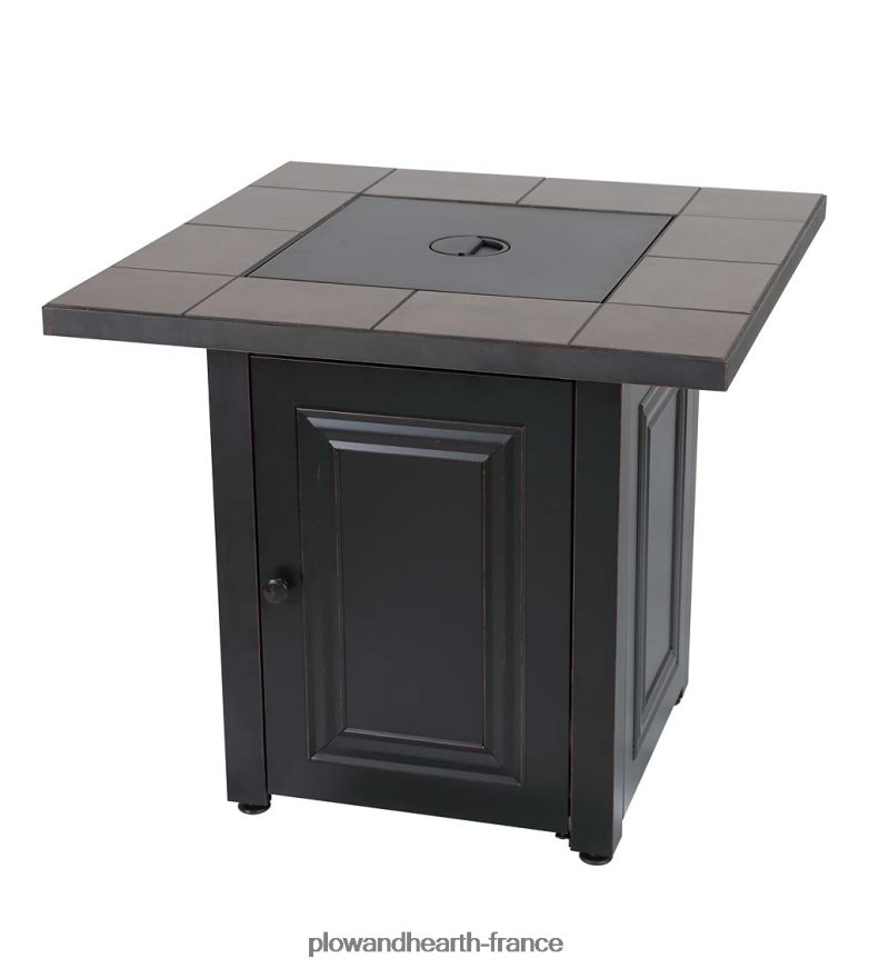 Foyer au gaz propane Halifax avec insert de table et pierres de lave Plow & Hearth 8642F61594 articles ménagers