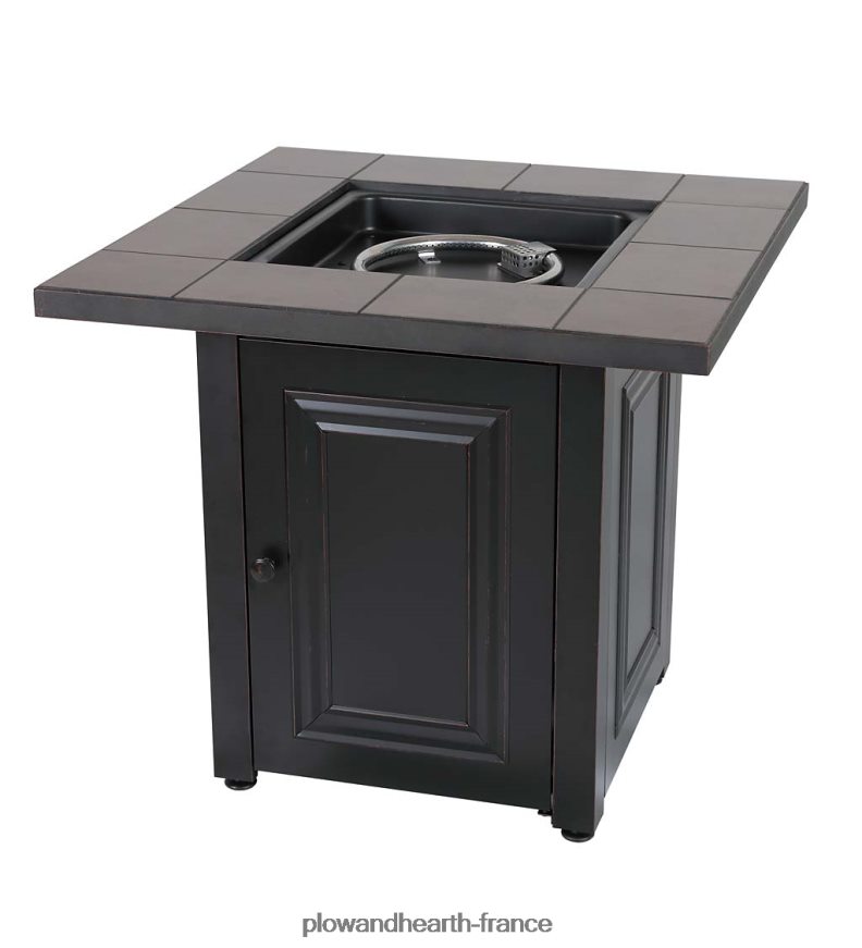 Foyer au gaz propane Halifax avec insert de table et pierres de lave Plow & Hearth 8642F61594 articles ménagers