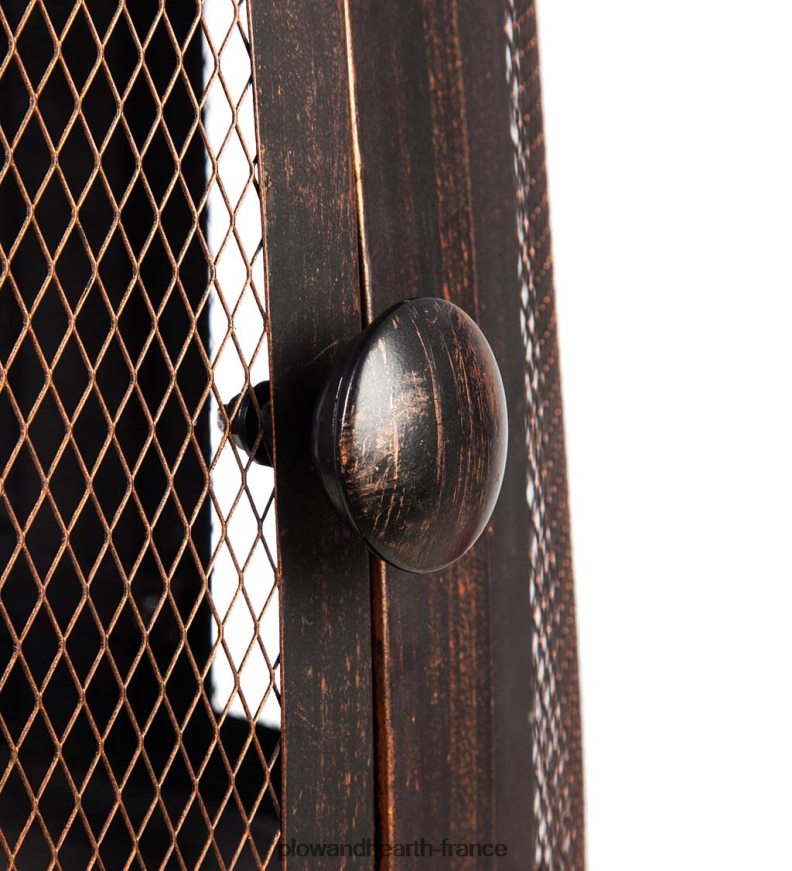 grand foyer en bronze avec cheminée Plow & Hearth 8642F61603 articles ménagers